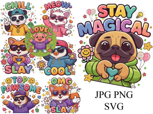 Cartoon Animal Characters SVG Bundle Review