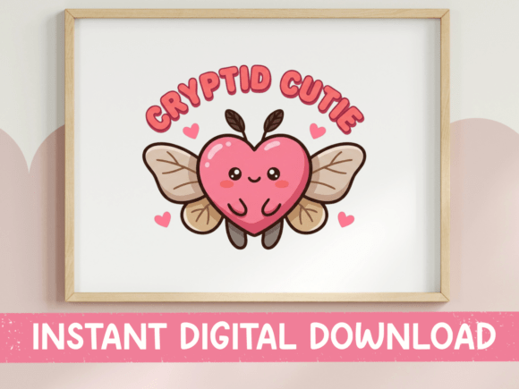 Cryptid Cutie Moth Heart Badge SVG: A Designer's Review