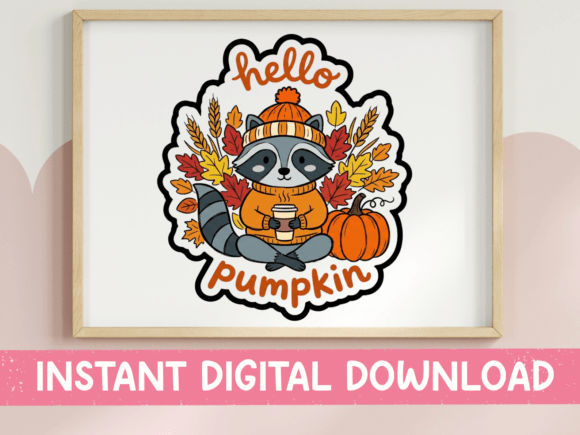 Hello Pumpkin Raccoon SVG: A Designer's Review