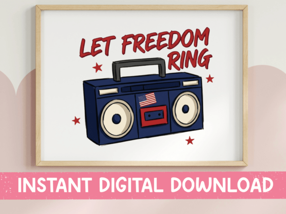 Let Freedom Ring SVG: A Retro Boombox Review for Stitchers