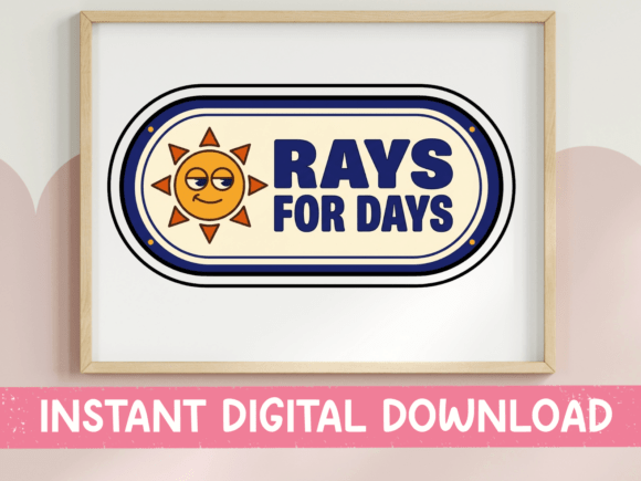 Rays for Days Retro Sun Badge: A Designer's Review