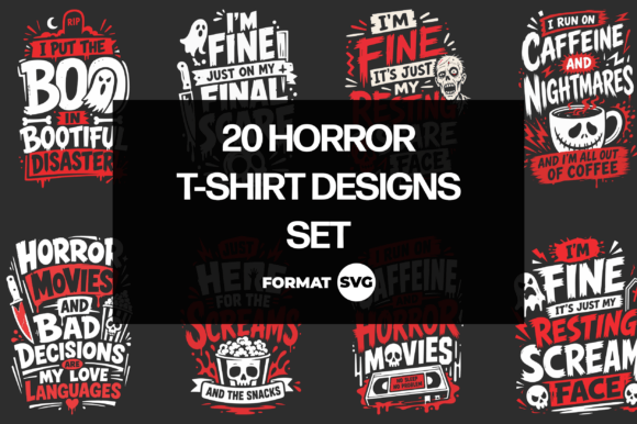 Review: 20 Horror SVG Design Bundle 2 for Stitchers
