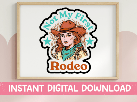Review: Not My First Rodeo Retro Cowgirl SVG for Embroidery
