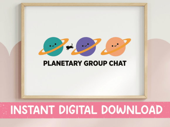 Review: Planetary Group Chat Kawaii SVG PNG for Stitching