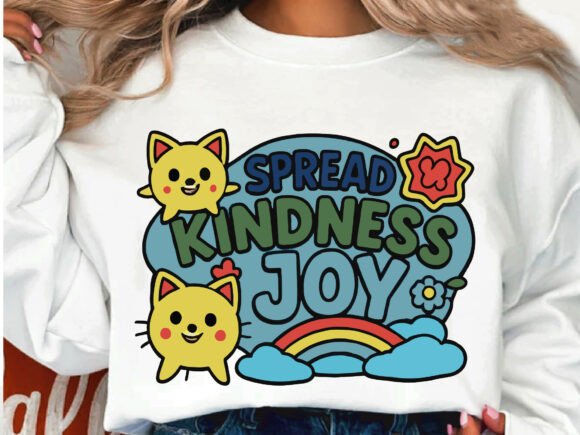 Review: Spread Kindness Joy SVG PNG Quote for Embroidery