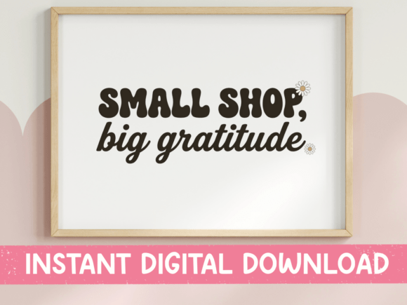 Reviewing Small Shop Big Gratitude SVG PNG for Embroidery