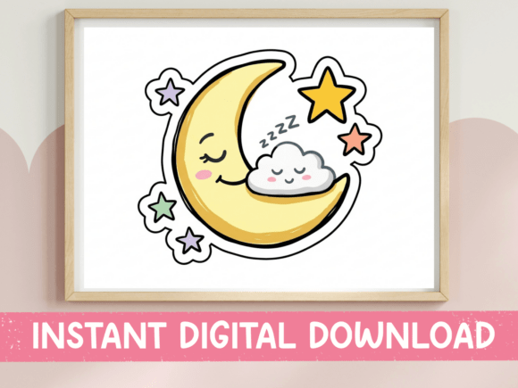 Sleeping Moon Cloud SVG: A Designer's Review for Embroidery
